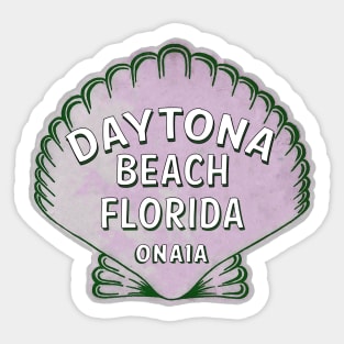 Daytona Beach Florida A1A Vintage Shell A 1 A Sticker